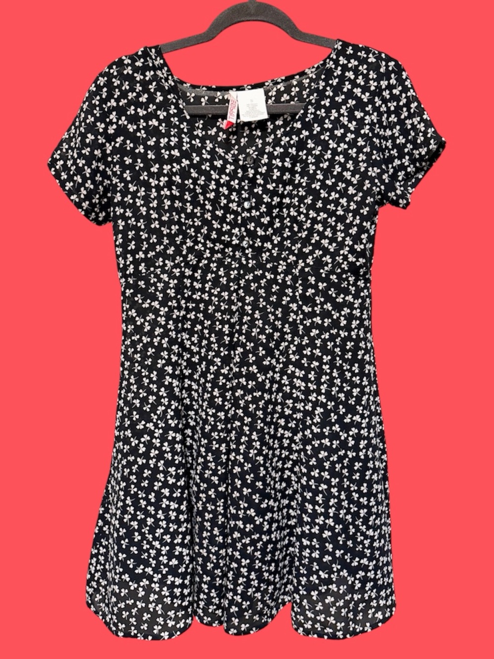 90s vintage esprit clover babydoll dress